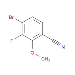 Aobchem&nbsp;4-Bromo-3-fluoro-2-methoxybenzonitrile | ≥95% | CAS 1427452-84-3 | C8H5BrFNO | 250mg