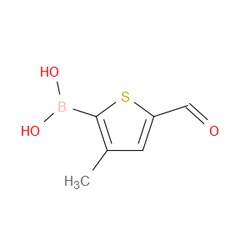 Aobchem&nbsp;5-Formyl-3-methylthiophene-2-boronic acid | ≥97% | CAS 1072952-28-3 | C6H7BO3S | 1g