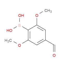Aobchem&nbsp;2 6-Dimethoxy-4-formylphenylboronic acid | ≥95% | CAS 1256355-34-6 | C9H11BO5 | 250mg