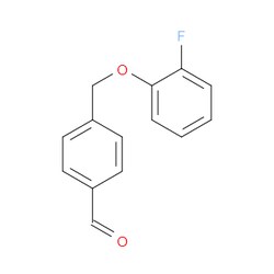 Aobchem&nbsp;4-((2-Fluorophenoxy)methyl)benzaldehyde | ≥95% | CAS 1443304-00-4 | C14H11FO2 | 1g