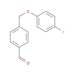 Aobchem&nbsp;4-((4-Fluorophenoxy)methyl)benzaldehyde | ≥95% | CAS 1443355-35-8 | C14H11FO2 | 1g