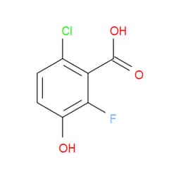 Aobchem&nbsp;6-Chloro-2-fluoro-3-hydroxybenzoic acid | ≥97% | CAS 91659-28-8 | C7H4ClFO3 | 250mg