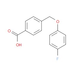 Aobchem&nbsp;4-((4-Fluorophenoxy)methyl)benzoic acid | ≥95% | CAS 149288-44-8 | C14H11FO3 | 1g