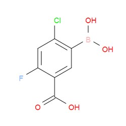 Aobchem&nbsp;5-Carboxy-2-chloro-4-fluorophenylboronic acid | ≥97% | CAS 957066-06-7 | C7H5BClFO4 | 250mg
