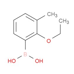 Aobchem&nbsp;(2-Ethoxy-3-methylphenyl)boronic acid | ≥97% | CAS 1704064-20-9 | C9H13BO3 | 500mg
