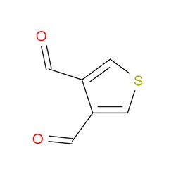 Aobchem&nbsp;Thiophene-3 4-dicarbaldehyde | ≥95% | CAS 1073-31-0 | C6H4O2S | 1g