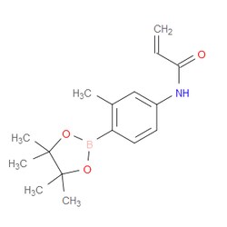 Aobchem&nbsp;N-(3-methyl-4-(4 4 5 5-tetramethyl-1 3 2-dioxaborolan-2-yl)phenyl)acrylamide | ≥95% | CAS 2549186-51-6 | C16H22BNO3 | 1g