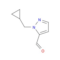 Aobchem&nbsp;1-(Cyclopropylmethyl)-1H-pyrazole-5-carbaldehyde | ≥95% | CAS 1236365-97-1 | C8H10N2O | 1g