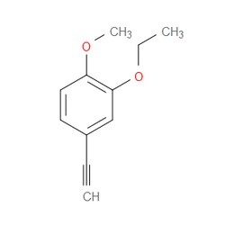 Aobchem&nbsp;2-Ethoxy-4-ethynyl-1-methoxybenzene | ≥95% | CAS 881919-82-0 | C11H12O2 | 1g