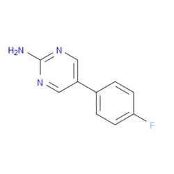Aobchem&nbsp;5-(4-Fluorophenyl)pyrimidin-2-amine | ≥97% | CAS 31408-40-9 | C10H8FN3 | 1g