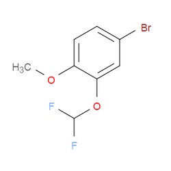 Aobchem&nbsp;4-Bromo-2-(difluoromethoxy)-1-methoxybenzene | ≥95% | CAS 1261818-69-2 | C8H7BrF2O2 | 1g