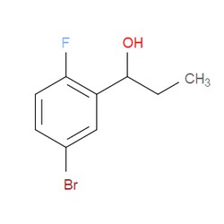 Aobchem&nbsp;1-(5-Bromo-2-fluorophenyl)propan-1-ol | ≥97% | CAS 1197943-64-8 | C9H10BrFO | 500mg