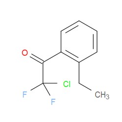 Aobchem&nbsp;2-Chloro-1-(2-ethylphenyl)-2 2-difluoroethanone | ≥95% | CAS 1352208-49-1 | C10H9ClF2O | 250mg