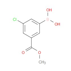 Aobchem&nbsp;3-Chloro-5-(methoxycarbonyl)phenylboronic acid | ≥97% | CAS 957120-26-2 | C8H8BClO4 | 1g