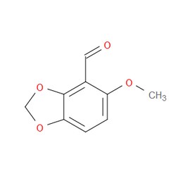 Aobchem&nbsp;5-Methoxybenzo[d][1 3]dioxole-4-carbaldehyde | ≥95% | CAS 23724-22-3 | C9H8O4 | 250mg
