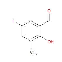 Aobchem&nbsp;2-Hydroxy-5-iodo-3-methylbenzaldehyde | ≥97% | CAS 83816-55-1 | C8H7IO2 | 500mg