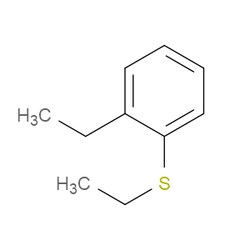 Aobchem&nbsp;1-Ethyl-2-(ethylthio)benzene | ≥95% | CAS 90927-72-3 | C10H14S | 500mg