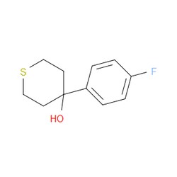 Aobchem&nbsp;4-(4-Fluorophenyl)tetrahydro-2H-thiopyran-4-ol | ≥95% | CAS 939801-45-3 | C11H13FOS | 1g