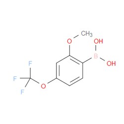 Aobchem&nbsp;2-Methoxy-4-(trifluoromethoxy)phenylboronic acid | ≥97% | CAS 355836-10-1 | C8H8BF3O4 | 250mg