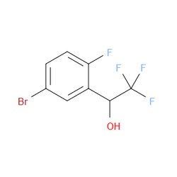 Aobchem&nbsp;1-(5-Bromo-2-fluorophenyl)-2 2 2-trifluoroethanol | ≥95% | CAS 1039827-16-1 | C8H5BrF4O | 250mg