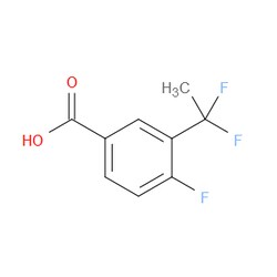 Aobchem&nbsp;3-(1 1-Difluoroethyl)-4-fluorobenzoic acid | ≥95% | CAS 1253789-91-1 | C9H7F3O2 | 250mg