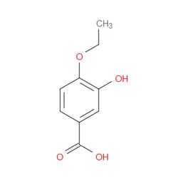 Aobchem&nbsp;4-Ethoxy-3-hydroxybenzoic acid | ≥95% | CAS 90536-50-8 | C9H10O4 | 250mg