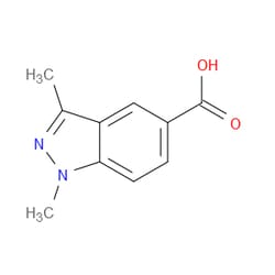 Aobchem&nbsp;1 3-Dimethyl-1H-indazole-5-carboxylic acid | ≥95% | CAS 1505140-03-3 | C10H10N2O2 | 500mg