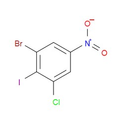 Aobchem 1-Bromo-3-chloro-2-iodo-5-nitrobenzene | ≥95% | CAS 861529-32-0