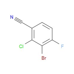 Aobchem&nbsp;3-Bromo-2-chloro-4-fluorobenzonitrile | ≥97% | CAS 2091679-54-6 | C7H2BrClFN | 500mg