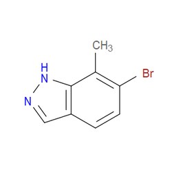 Aobchem&nbsp;6-Bromo-7-methyl-1H-indazole | ≥97% | CAS 1337880-06-4 | C8H7BrN2 | 1g