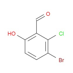 Aobchem&nbsp;3-Bromo-2-chloro-6-hydroxybenzaldehyde | ≥97% | CAS 1427373-68-9 | C7H4BrClO2 | 250mg