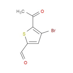 Aobchem&nbsp;5-Acetyl-4-bromothiophene-2-carbaldehyde | ≥97% | CAS 2918967-81-2 | C7H5BrO2S | 250mg