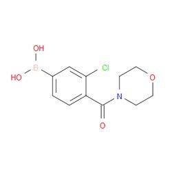 Aobchem&nbsp;3-Chloro-4-(morpholine-4-carbonyl)phenylboronic acid | ≥97% | CAS 850589-49-0 | C11H13BClNO4 | 1g