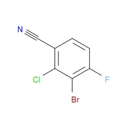 Aobchem&nbsp;3-Bromo-2-chloro-4-fluorobenzonitrile | ≥97% | CAS 2091679-54-6 | C7H2BrClFN | 250mg
