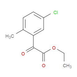Aobchem&nbsp;Ethyl 2-(5-chloro-2-methylphenyl)-2-oxoacetate | ≥95% | CAS 1256482-09-3 | C11H11ClO3 | 500mg