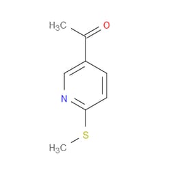 Aobchem&nbsp;1-[6-(Methylthio)-3-pyridinyl]ethanone | ≥95% | CAS 828276-48-8 | C8H9NOS | 1g