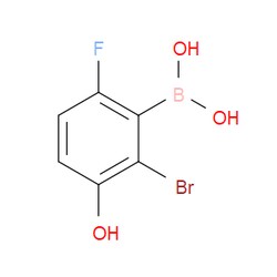 Aobchem&nbsp;2-Bromo-6-fluoro-3-hydroxyphenylboronic acid | ≥97% | CAS 1451392-83-8 | C6H5BBrFO3 | 1g