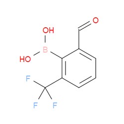 Aobchem&nbsp;2-Formyl-6-(trifluoromethyl)phenylboronic acid | ≥97% | CAS 1451392-93-0 | C8H6BF3O3 | 1g