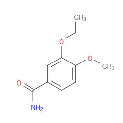 Aobchem&nbsp;3-Ethoxy-4-methoxybenzamide | ≥97% | CAS 247569-89-7 | C10H13NO3 | 500mg