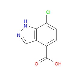 Aobchem&nbsp;7-Chloro-1H-indazole-4-carboxylic acid | ≥97% | CAS 1781527-81-8 | C8H5ClN2O2 | 250mg