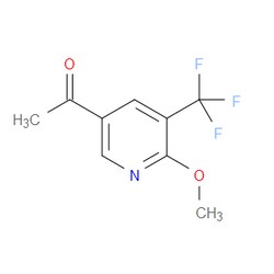 Aobchem&nbsp;1-[6-Methoxy-5-(trifluoromethyl)-3-pyridinyl]ethanone | ≥95% | CAS 1839581-51-9 | C9H8F3NO2 | 250mg