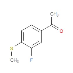 Aobchem&nbsp;1-(3-Fluoro-4-(methylthio)phenyl)ethanone | ≥95% | CAS 2968-09-4 | C9H9FOS | 500mg