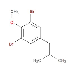Aobchem&nbsp;1 3-Dibromo-5-isobutyl-2-methoxybenzene | ≥97% | CAS 2734776-62-4 | C11H14Br2O | 250mg