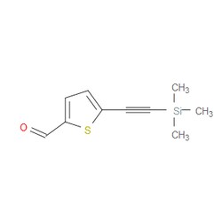 Aobchem&nbsp;5-[2-(Trimethylsilyl)ethynyl]-2-thiophenecarboxaldehyde | ≥95% | CAS 206768-50-5 | C10H12OSSi | 500mg