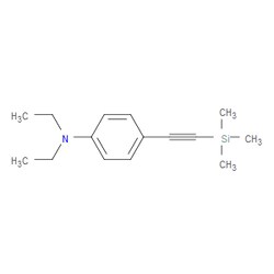 Aobchem&nbsp;N N-Diethyl-4-[2-(trimethylsilyl)ethynyl]benzenamine | ≥95% | CAS 562813-15-4 | C15H23NSi | 250mg