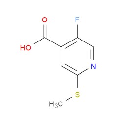 Aobchem&nbsp;5-Fluoro-2-(methylthio)isonicotinic acid | ≥95% | CAS 2753119-09-2 | C7H6FNO2S | 1g