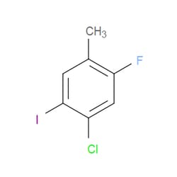 Aobchem&nbsp;1-Chloro-5-fluoro-2-iodo-4-methylbenzene | ≥95% | CAS 202982-69-2 | C7H5ClFI | 500mg