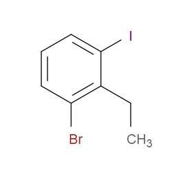 Aobchem&nbsp;1-Bromo-2-ethyl-3-iodobenzene | ≥95% | CAS 1344998-09-9 | C8H8BrI | 250mg