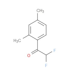 Aobchem&nbsp;1-(2 4-Dimethylphenyl)-2 2-difluoroethanone | ≥95% | CAS 1352214-70-0 | C10H10F2O | 250mg