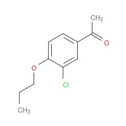 Aobchem&nbsp;1-(3-Chloro-4-propoxyphenyl)ethanone | ≥97% | CAS 37612-46-7 | C11H13ClO2 | 250mg